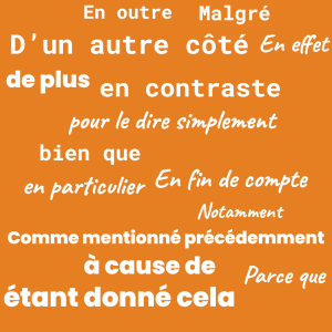 connecteurs et tics de style ultra frequents