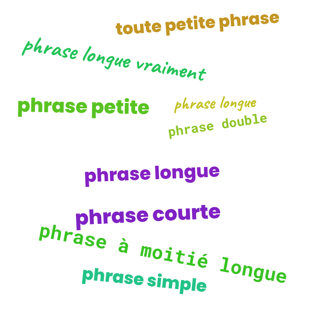 Alterne consciemment entre phrases courtes et phrases longues pour créer une variation.