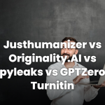 Justhumanizer vs Originality.AI vs Copyleaks vs GPTZero vs Turnitin : comparatif